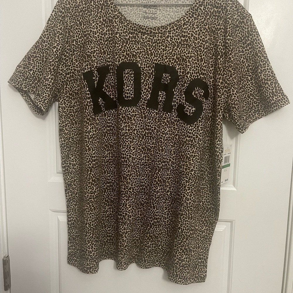 Michael Kors Animal Print Top